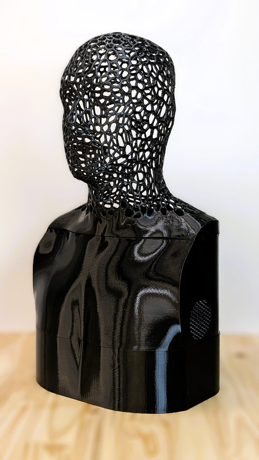 Flexible mask stand for silicone masks, latex masks. Head form for silicone masks