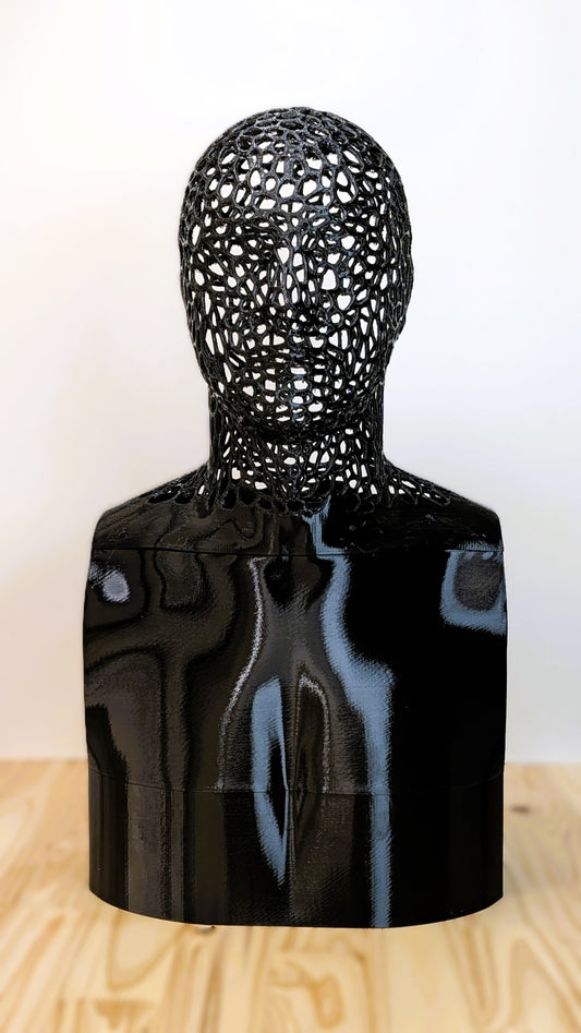 Flexible mask stand for silicone masks, latex masks. Head form for silicone masks