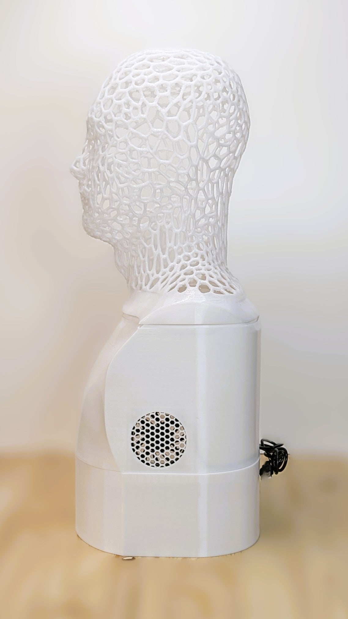 Flexible mask stand for silicone masks, latex masks. Head form for silicone masks